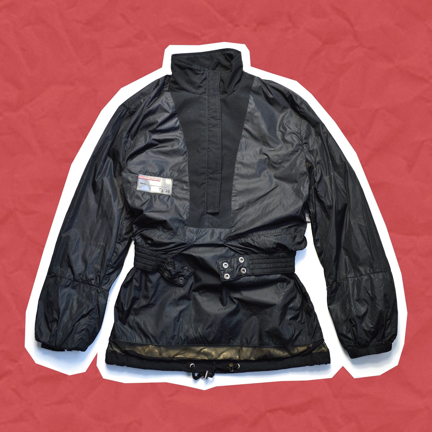 Prada Sport Ski Pullover Quarter Zip Jacket (~S~)