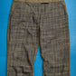 ron orb 90s Hybrid Houndstooth Panelled Pants Trousers (~31~)