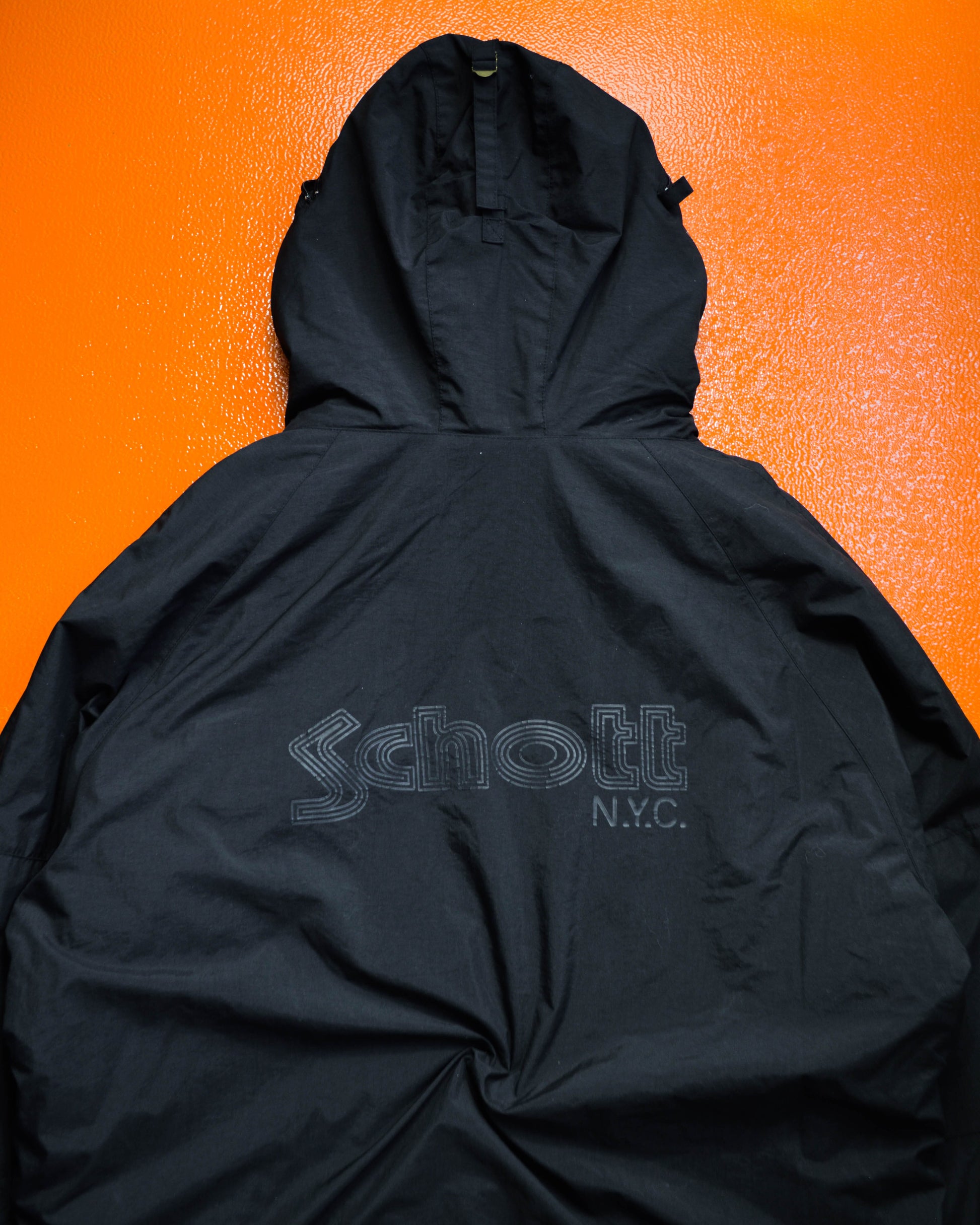 Schott Black Multi Zip Ventilated Technical Pullover Jacket (XXL)