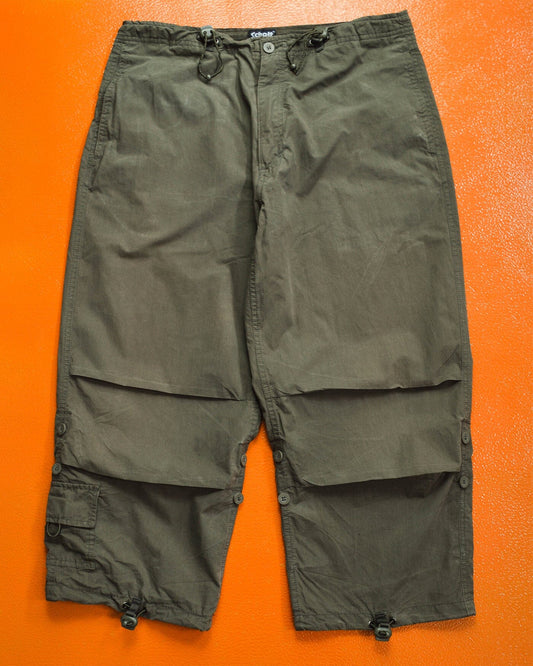 Schott Brown Knee Dart Sno-Pant Style 3/4 Length Shorts / Pants (32)