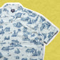 Stussy 90's Hawaiian shirt in a lovely baby blue (~XL~)