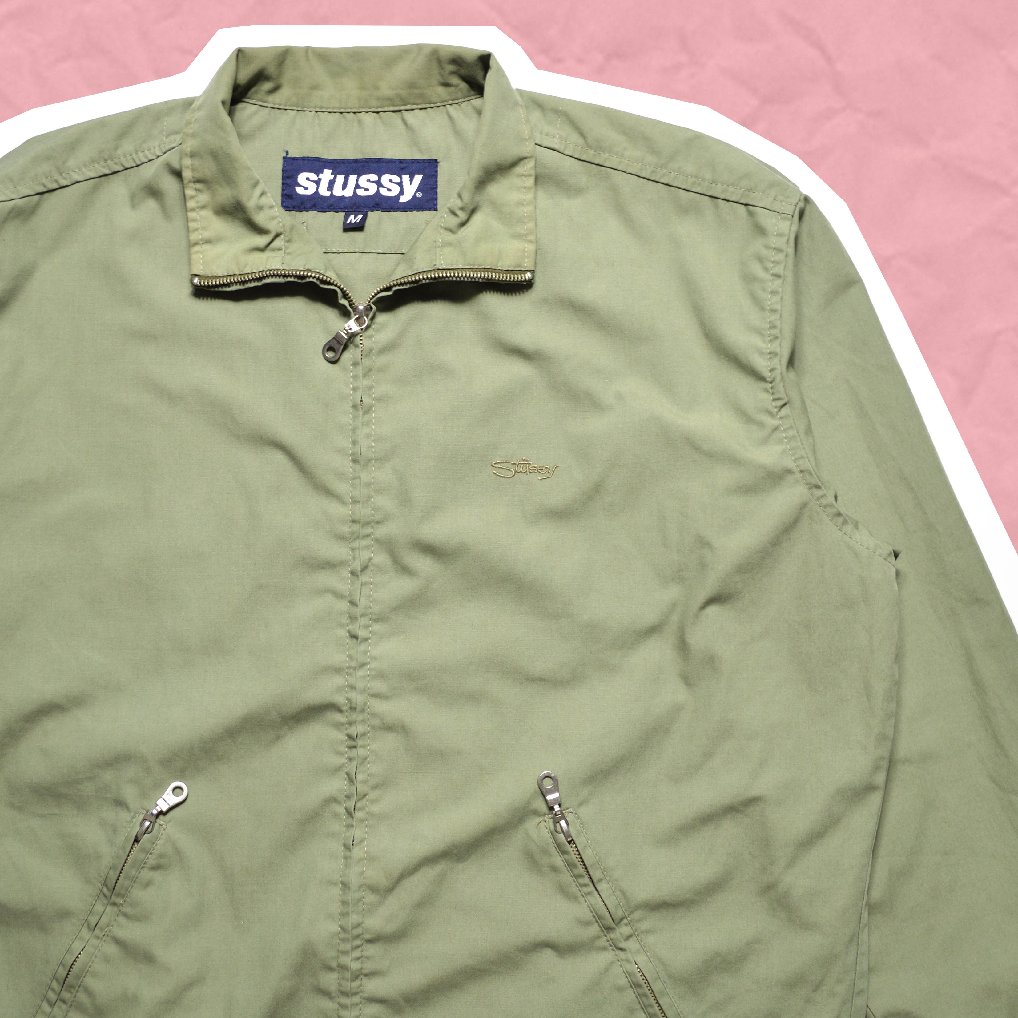 Stussy 90s Sage Zip Up Jacket (M) – shop.allenreji
