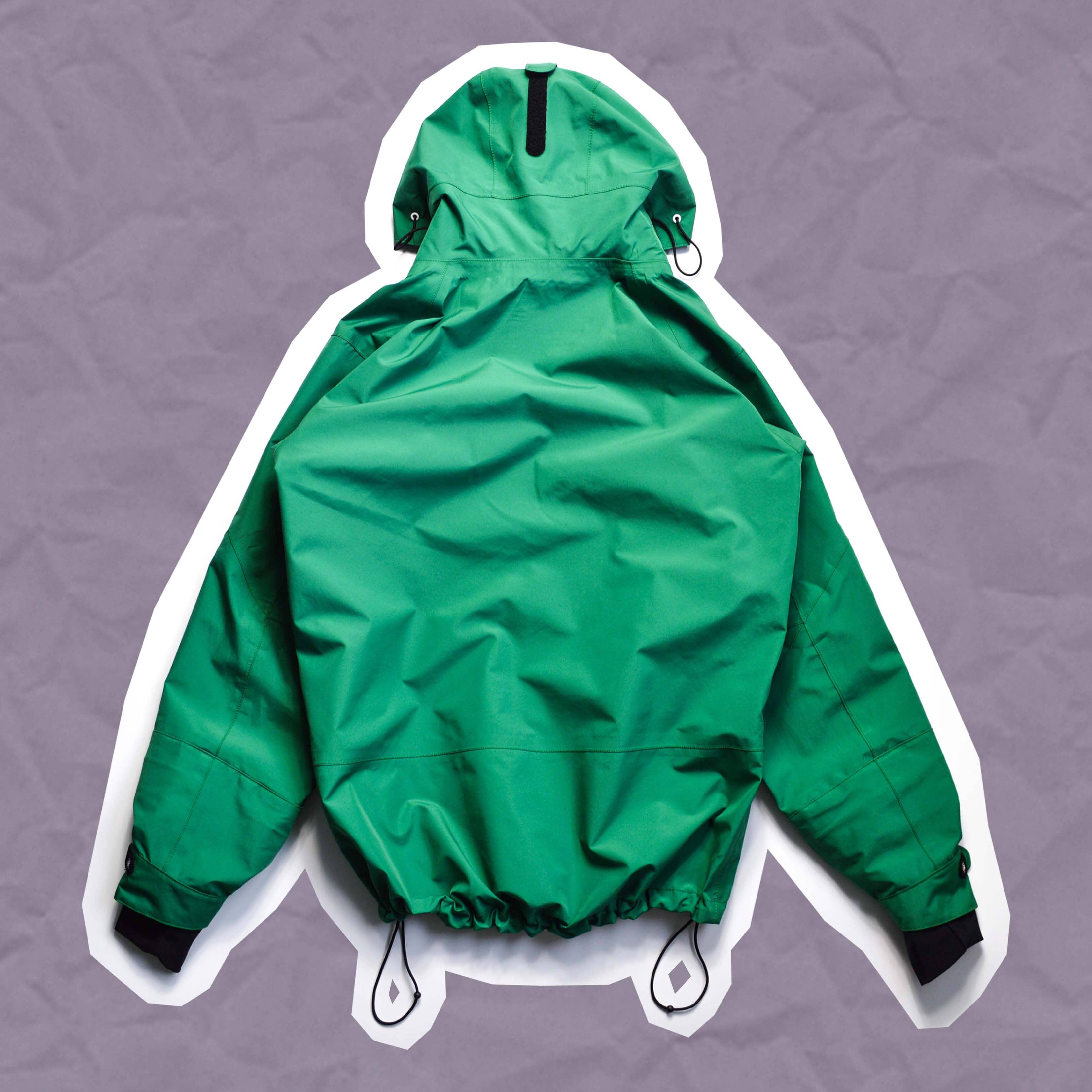 AFDICEGEAR A/W11 Green Asymmetrical Curved Zip Gore-tex Jacket (L & XL)