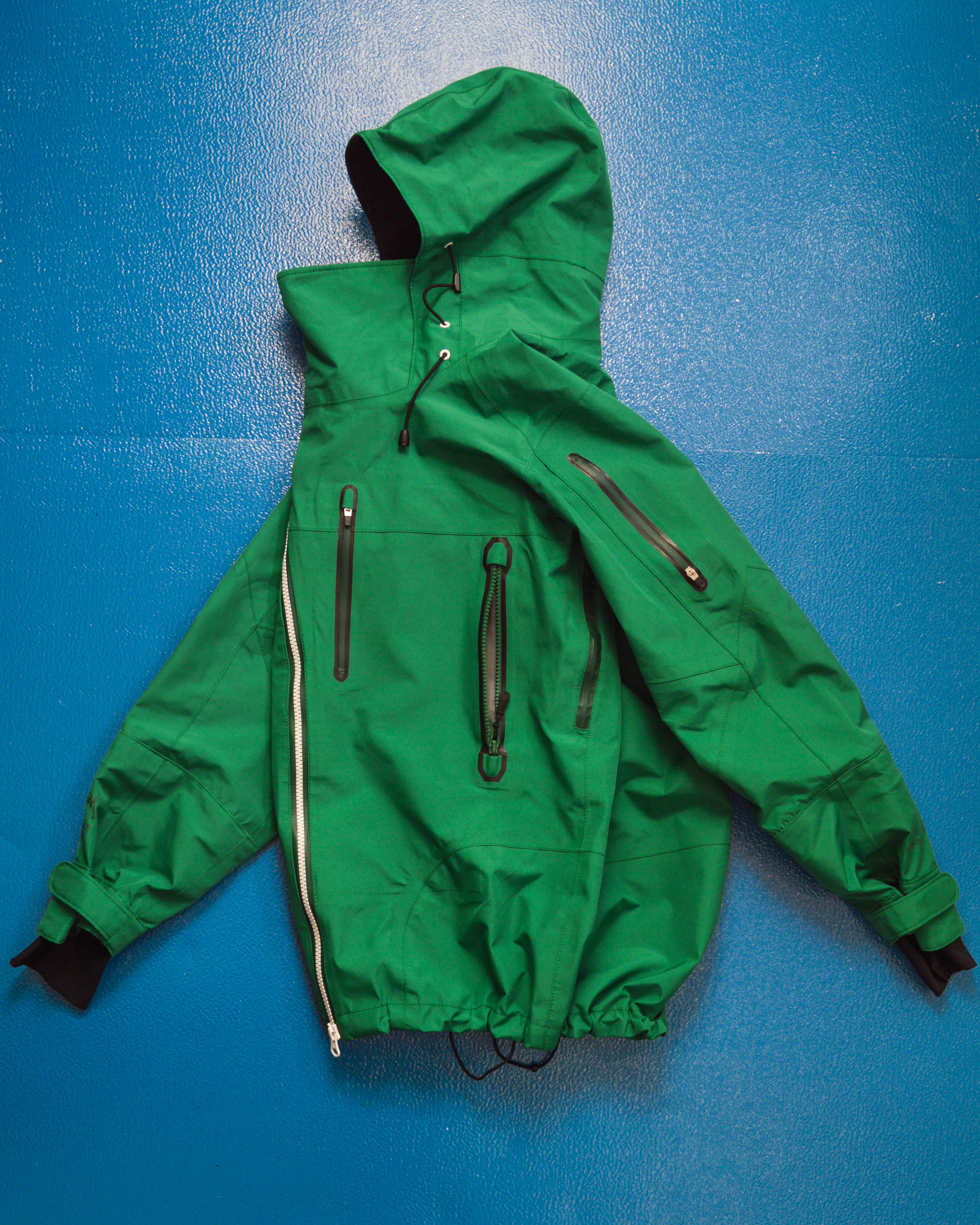 Stussy X AFDICEGEAR A/W11 Asymmetrical Curved Zip Gore-tex Jacket