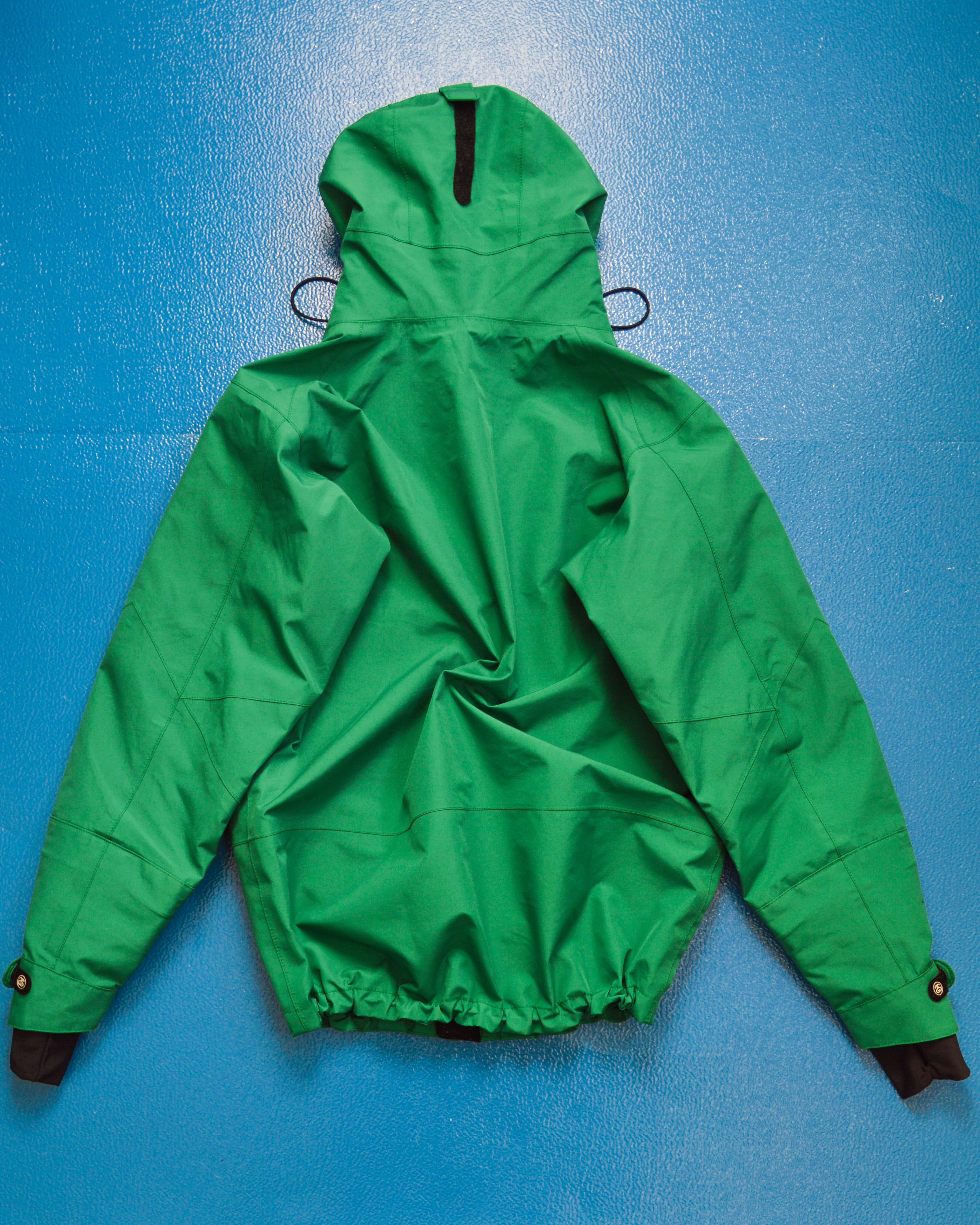 AFDICEGEAR A/W11 Green Asymmetrical Curved Zip Gore-tex Jacket (~M~)