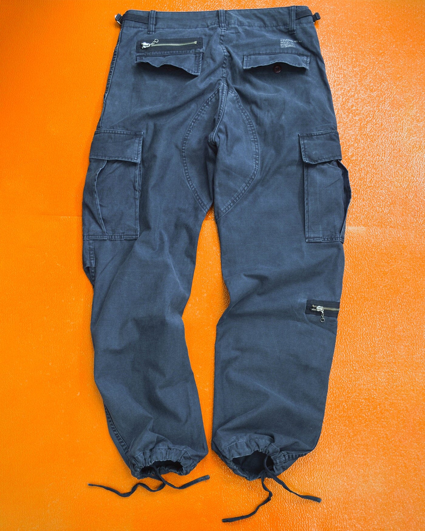 Authentic Outer Gear Washed Navy Asymmetrical Cargo Pants (~32~)