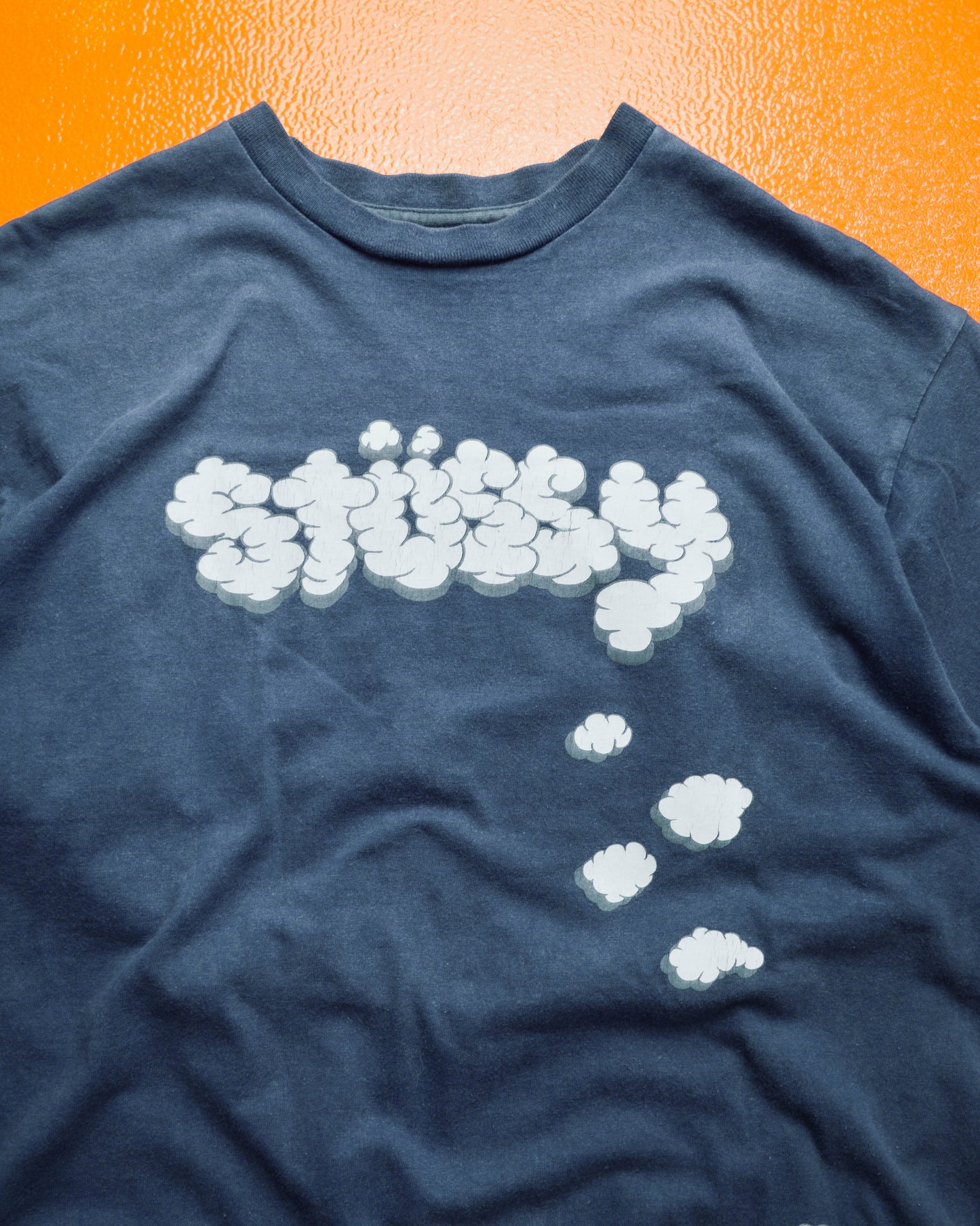 Stussy Biker Fumes / Smoke Graphic T-shirt (L)