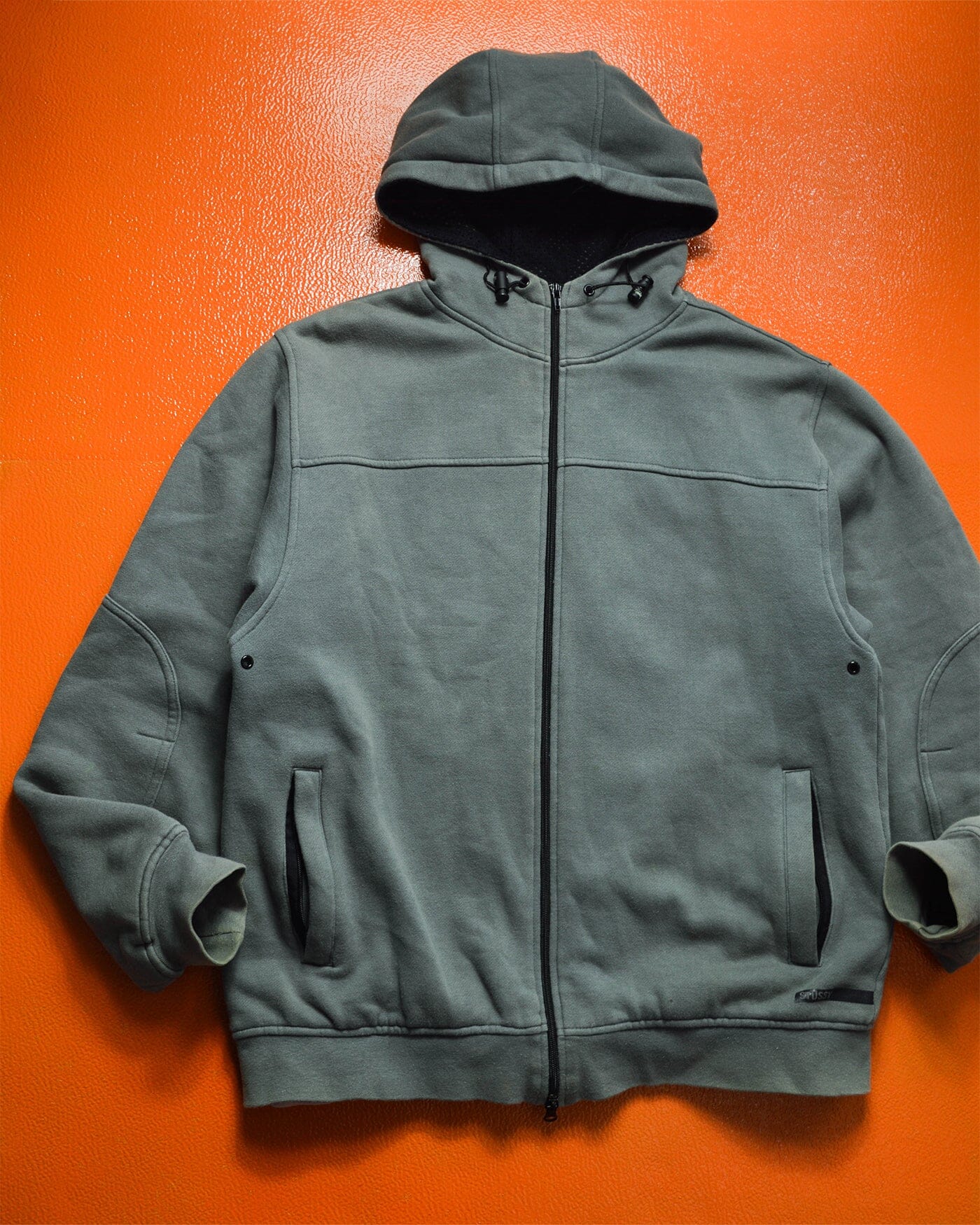 Stussy Deep Grey Zip Up Hoody (L)