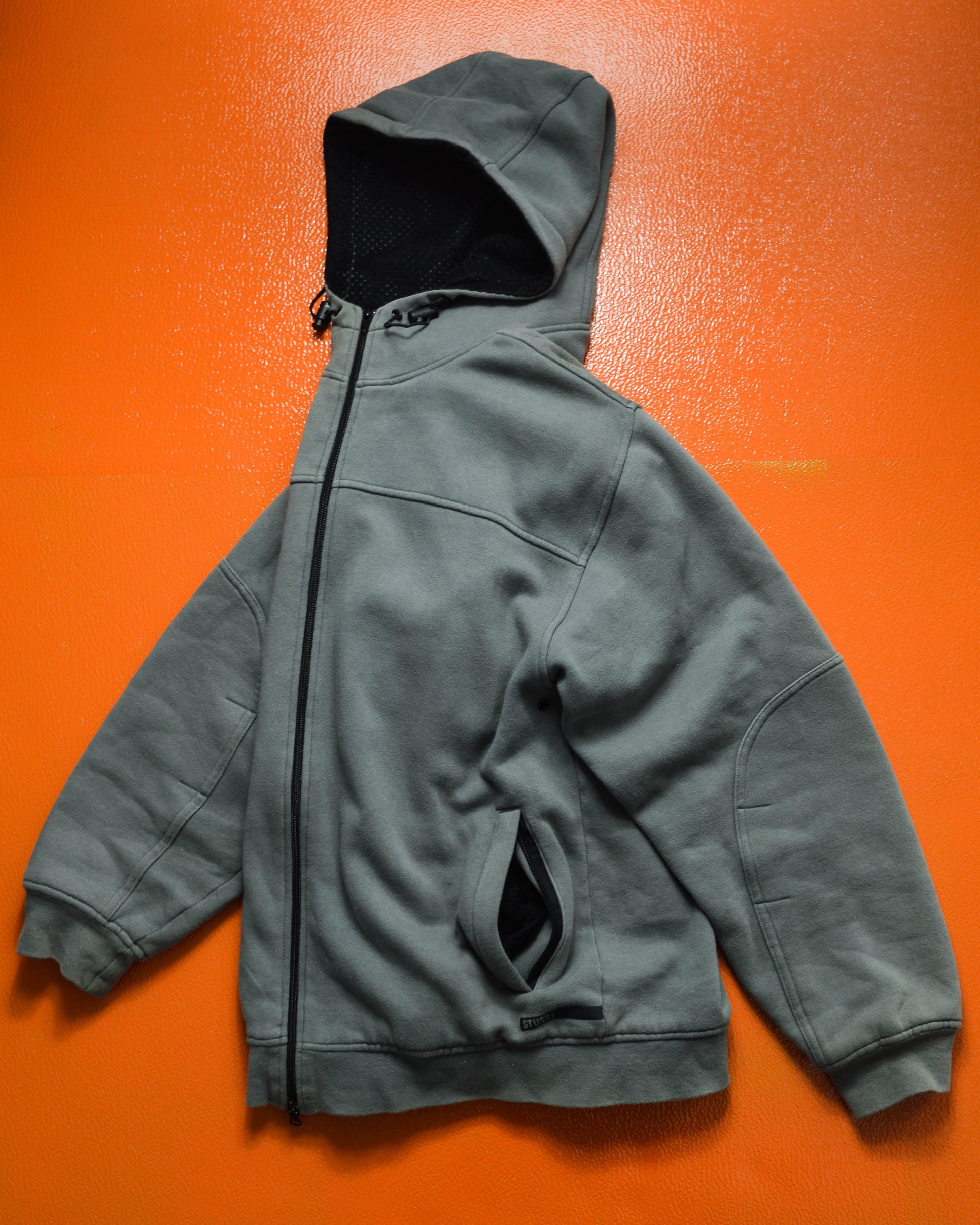 Stussy Deep Grey Zip Up Hoody (L)