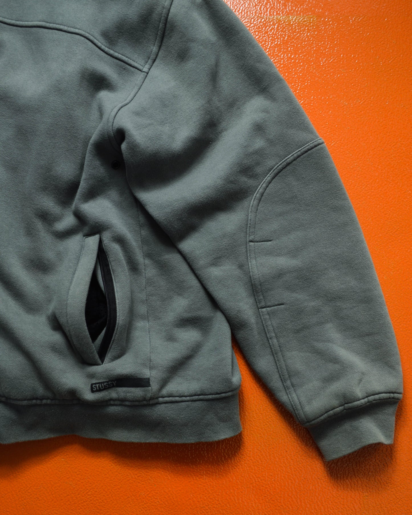 Stussy Deep Grey Zip Up Hoody (L)