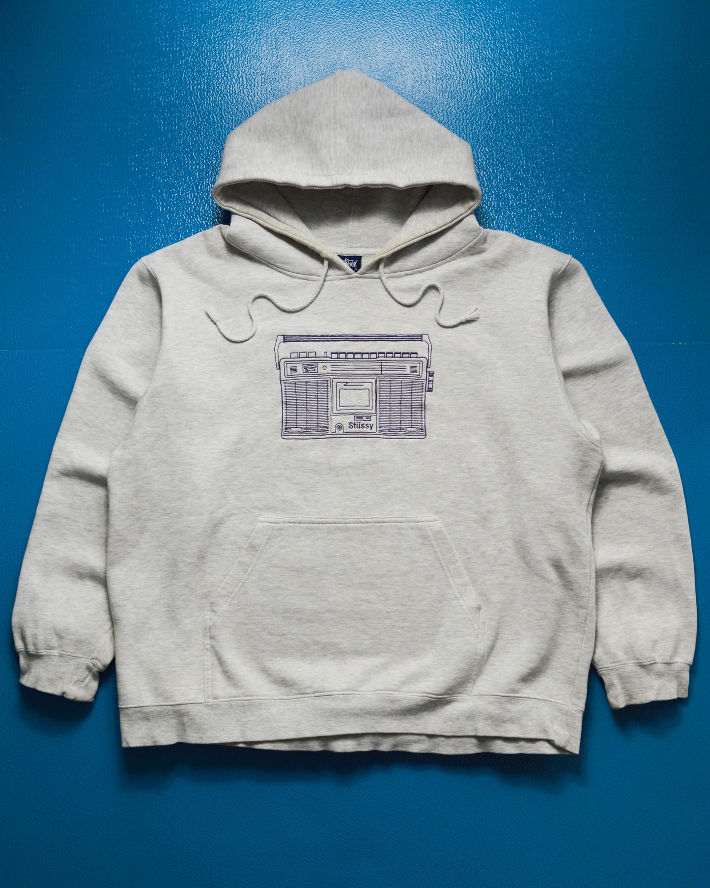 Stussy Embroidered Radio Player Pullover Hoody (L~XL)