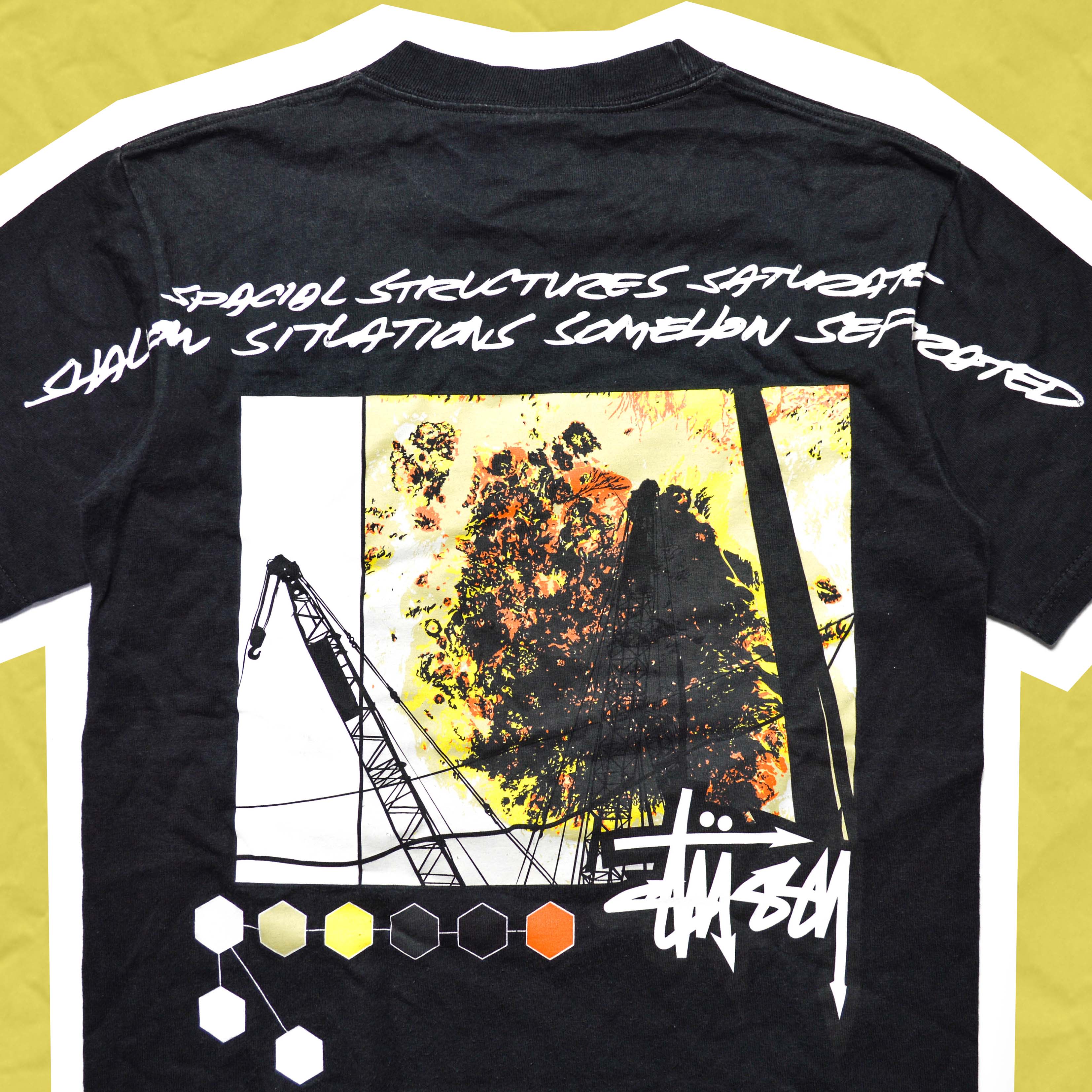 Futura Black Crane Graphic T-Shirt (~S~)