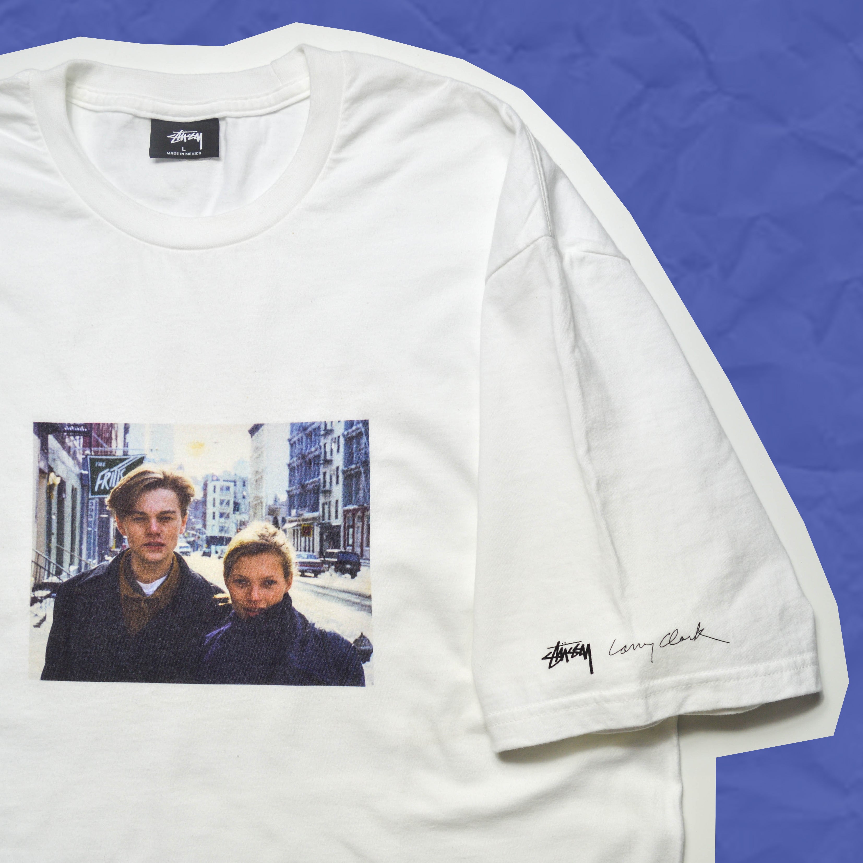 Stussy Larry Clark / Leonardo DiCaprio / Kate Moss Photo T-shirt