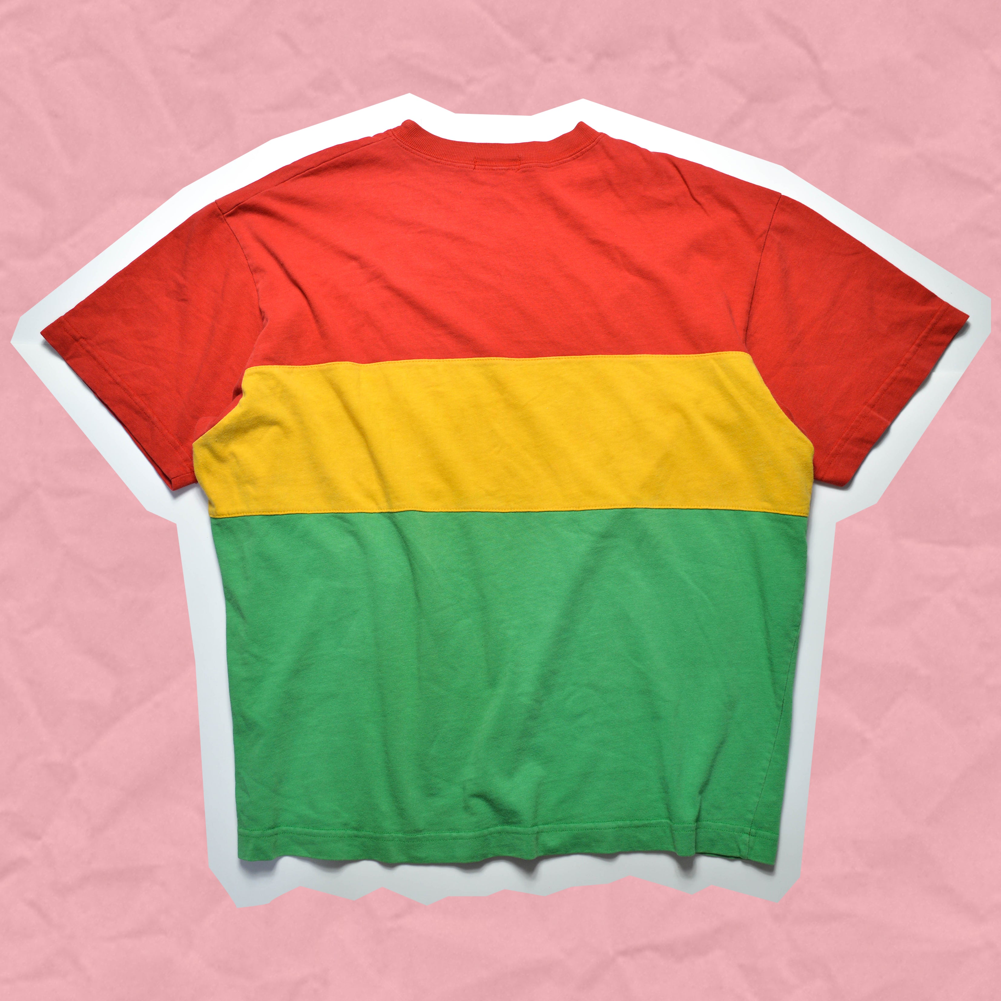 OG Stussy 80s Tri-colour Rasta T-shirt (~M~) – shop.allenreji