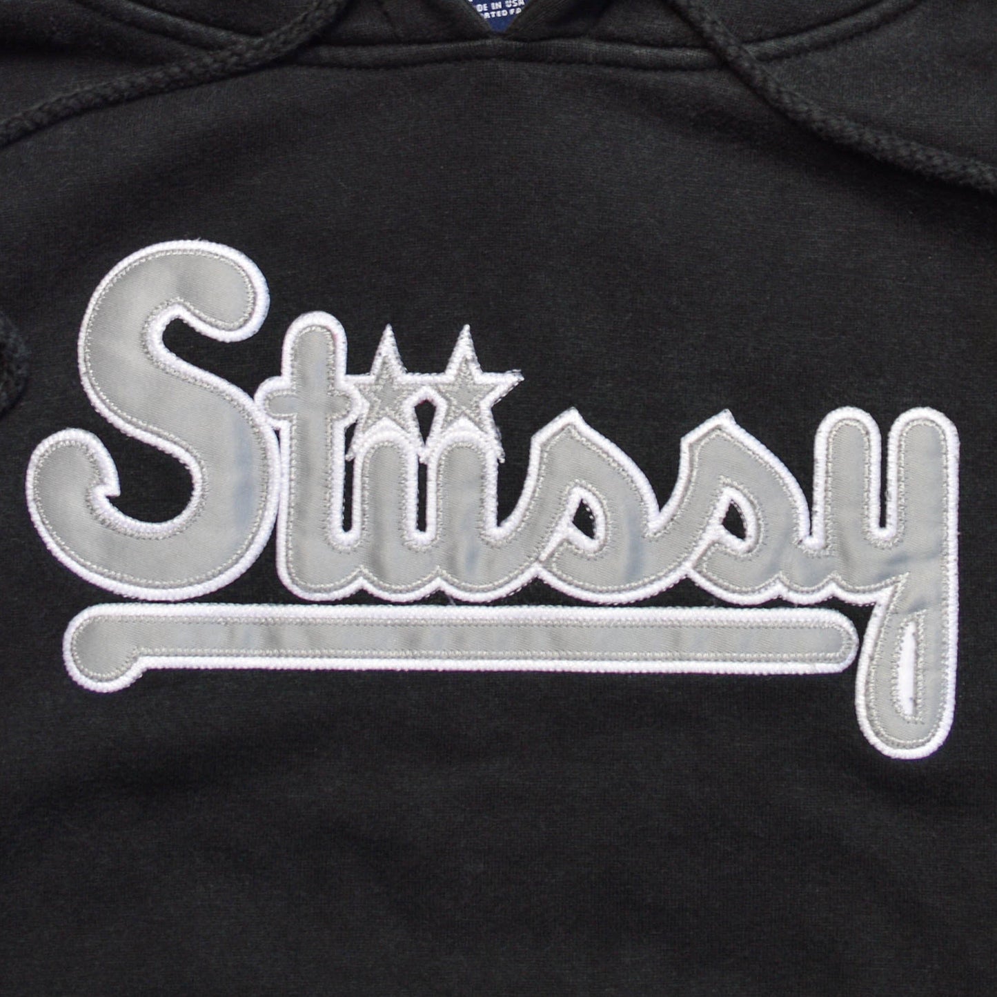 STUSSY Star Logo Applique Hoody (L)