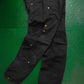 Stussy Vintage Multi-Pocket Washed Black Cargo Pants (~34~)