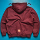 Stussy Wine Red Classical Logo Pullover Hoody (XL)