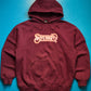 Stussy Wine Red Classical Logo Pullover Hoody (XL)